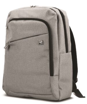 Klip Xtreme – Notebook carrying backpack – 15.6″ – 100D Polyester – Light gray