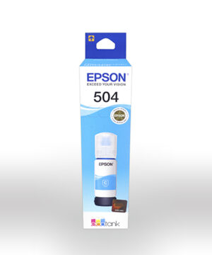 Epson 504 – 70 ml – cián – original – recarga de tinta – para EcoTank L4150, L4260, L6161, L6171, L6191, L6270