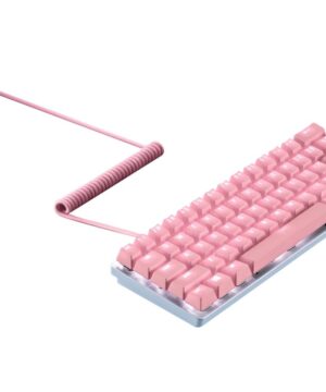 Razer – Set copertura teclado – rosa cuarzo – con cable trenzado