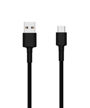 Xiaomi Mi Braided – Cable USB – USB (M) a 24 pin USB-C (M) – USB 2.0 – 3 A – 1 m – negro