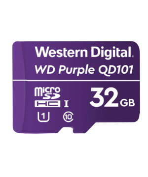 WD Purple SC QD101 WDD032G1P0C – Tarjeta de memoria flash – 32 GB – UHS-I U1 / Class10 – microSDHC – púrpura