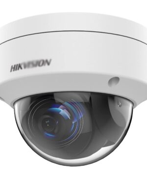 Hikvision 4.0 MP IR Network Dome Camera DS-2CD1143G0-I – Cámara de vigilancia de red – cúpula – resistente al polvo / resistente al agua / antivandalismo – color (Día y noche) – 4 MP – 2560 x 1440 – montaje M12 – focal fijado – LAN 10/100 – MJPEG, H.264, H.265, H.265+, H.264+ – CC 12 V/PoE Clase 3