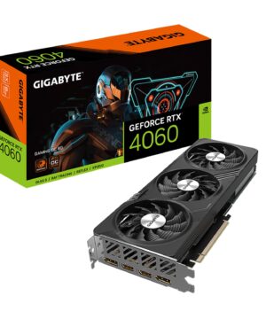 Gigabyte GeForce RTX 4060 GAMING OC 8G – Tarjeta gráfica – GeForce RTX 4060 – 8 GB GDDR6 – PCIe 4.0 – 2 x HDMI, 2 x DisplayPort